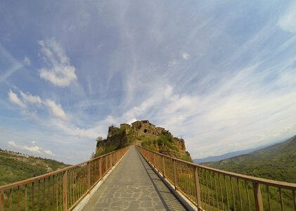 Civita di bagnoregio bridge borgo photo