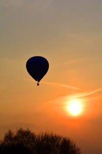 Sky lighting hot air balloon photo