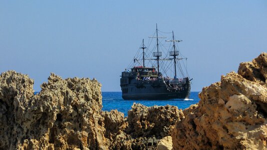 Cruise ship pirate ship tourism