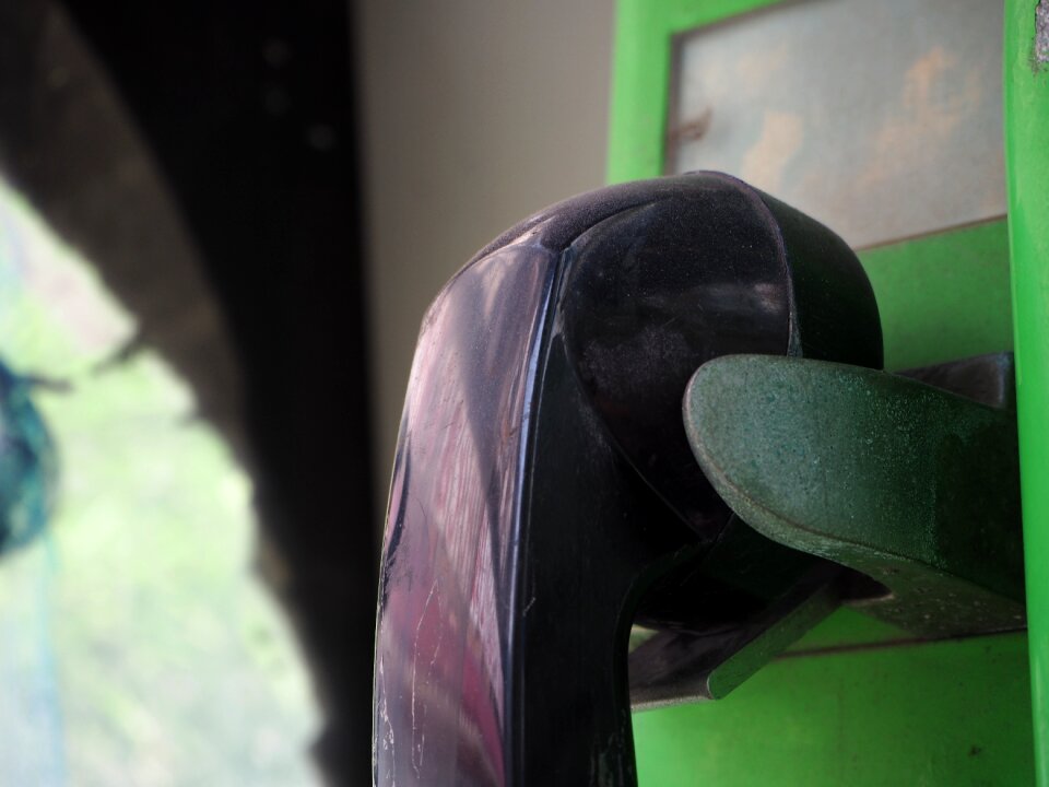 Phone retro telephone booth