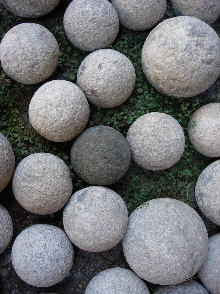 Rhodes rock rounded