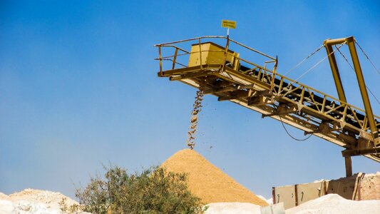 Quarrying machinery photo