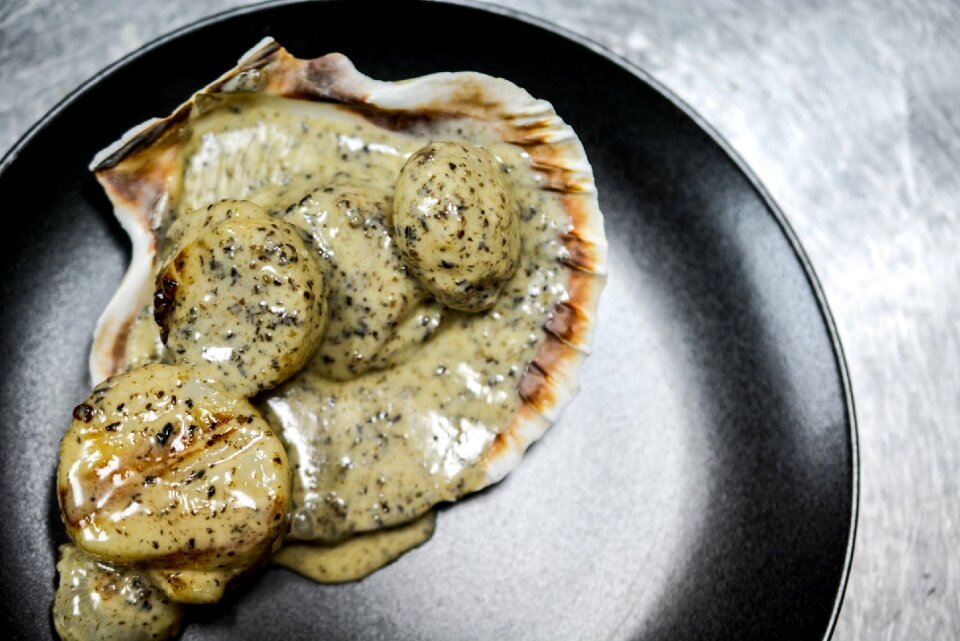 Scallop souse dish