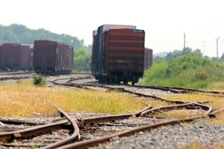 Rail transportation freight photo