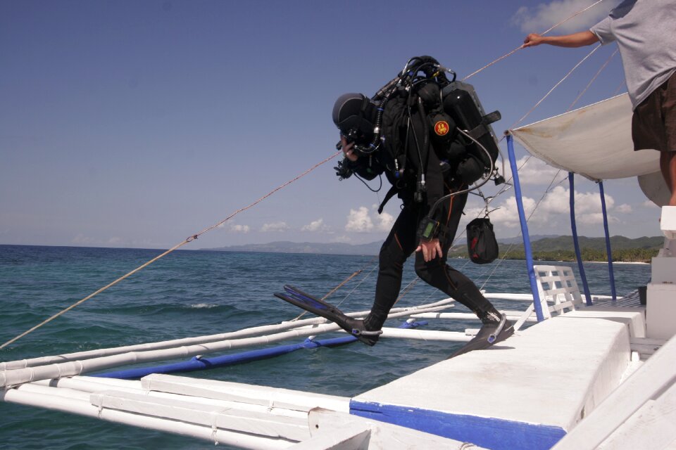 Water diving scuba divers