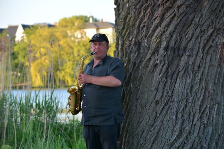 Spring saxophone nice weather