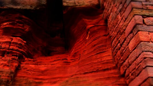 Rock red old