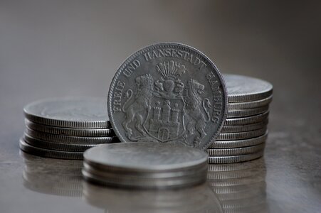 Metal silver numismatic