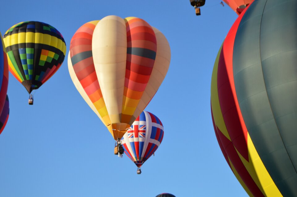 Flight balloon sky