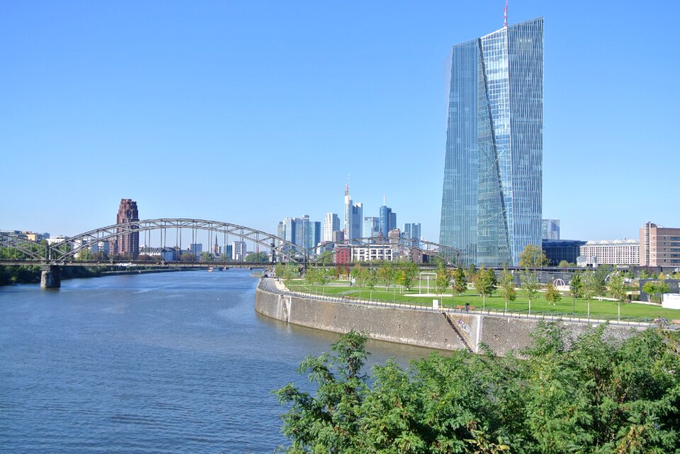 Frankfurt skyline ecb frankfurt