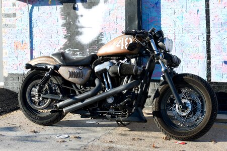 Antique vintage motorbike