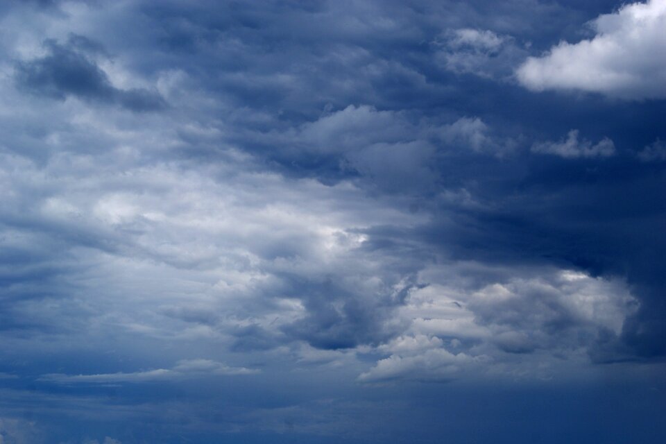 Blue time cloud