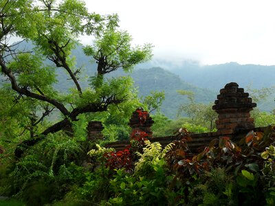 Mountains rainy season indonesia