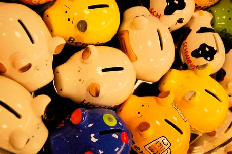 Piggy banks money save