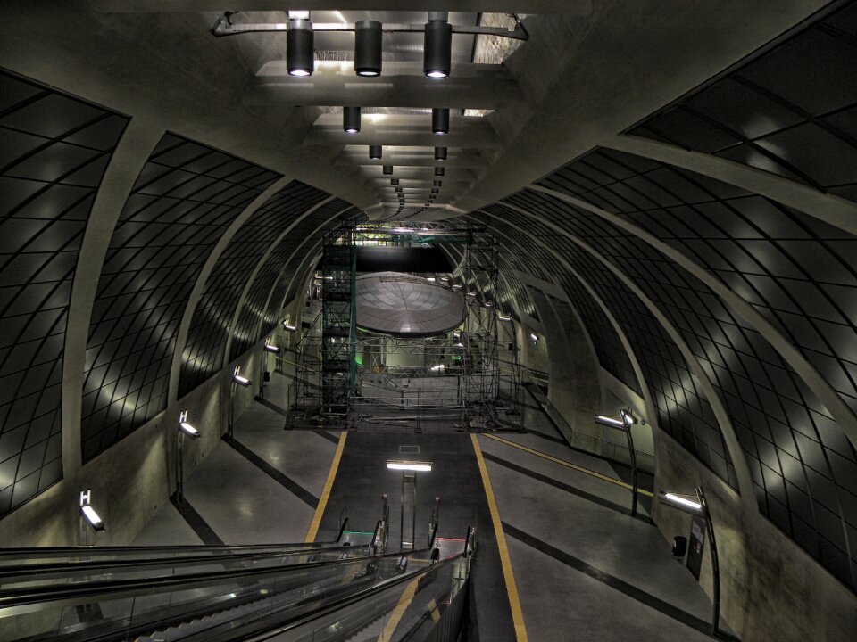 Metro stop lost place
