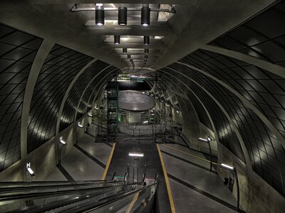 Metro stop lost place