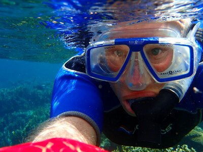 Snorkeling diving mask vacations photo