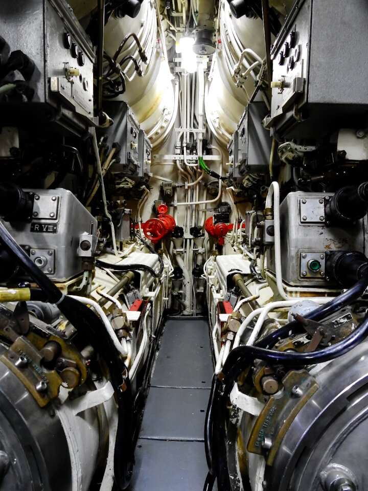 Torpedo room torpedo tubes ship