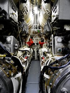 Torpedo room torpedo tubes ship