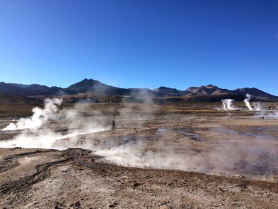 Geiser blue sky chile