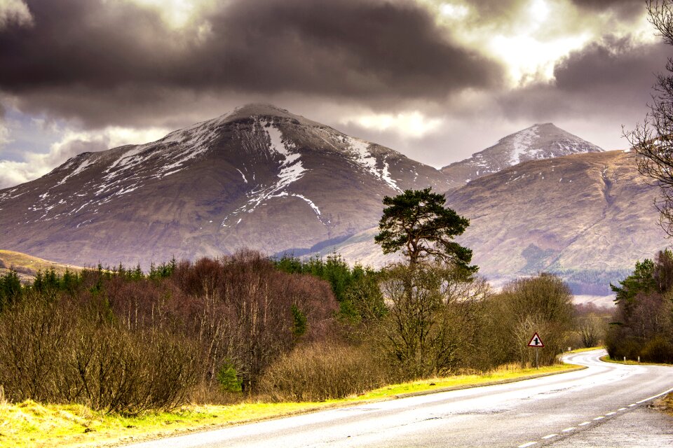 Mountain nature scenery