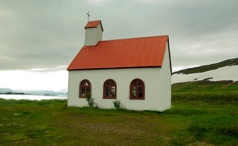Church chapel fjord