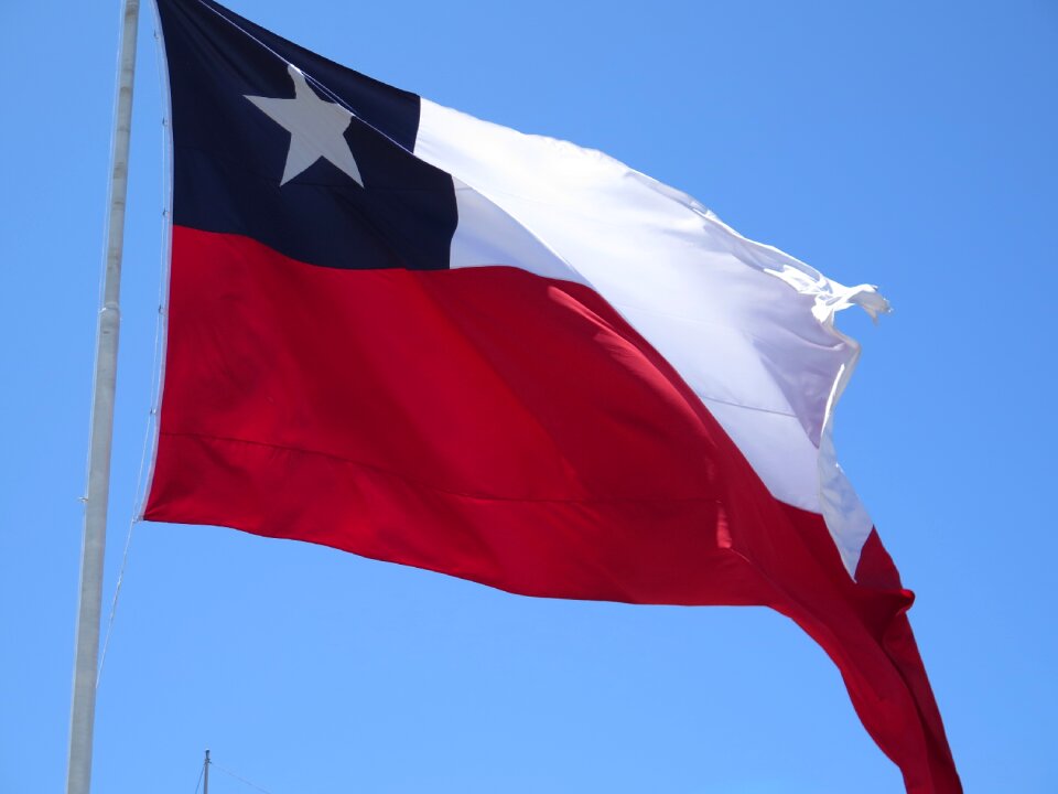 Chile flag america