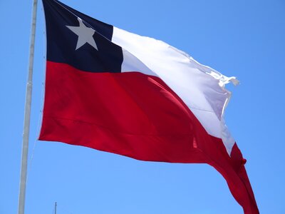 Chile flag america photo