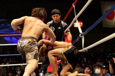 Japan maza fight maza