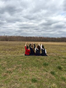 Happiness hands up love