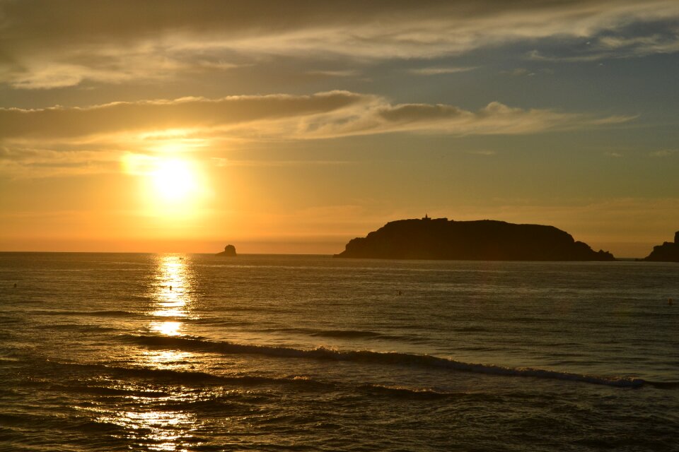 Sky coast landscape photo