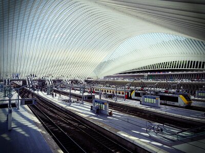 Architecture futuristic train