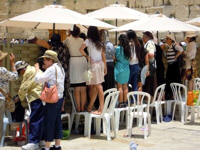 Women's power curiosity wailing wall