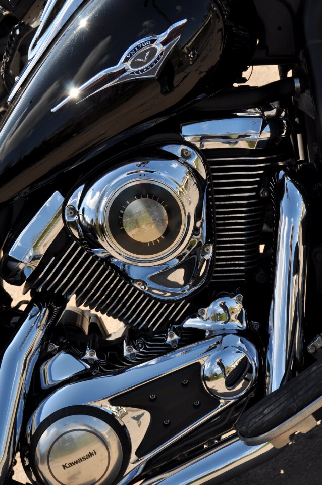 Motorcycle technical engine