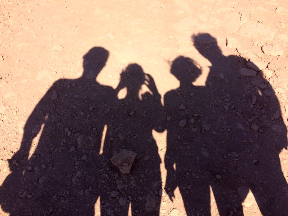 Shadow people silhouette