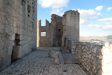 Castle walls abruzzo
