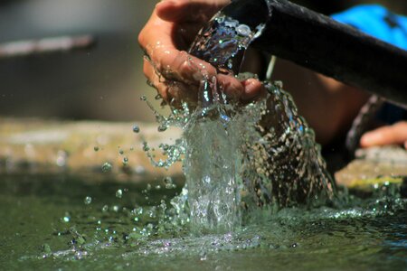 Hands freshness transparent