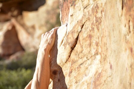 Climbing roche rocks