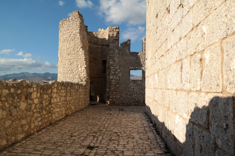 Castle walls abruzzo