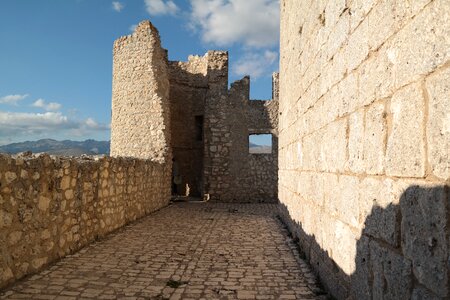 Castle walls abruzzo