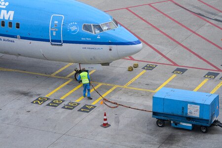Airport blue royal