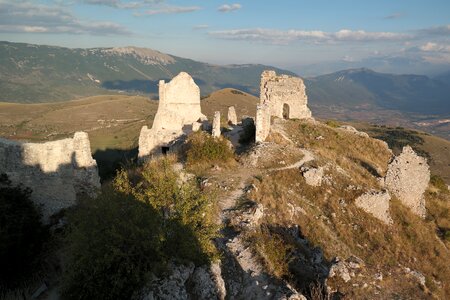 Castle walls abruzzo