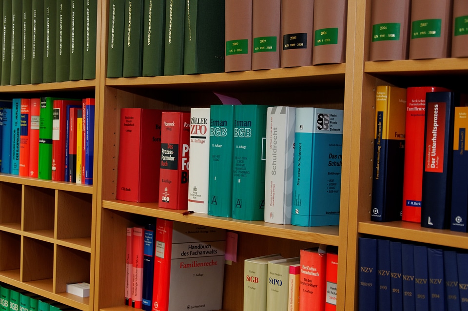 Law books regulation paragraphs