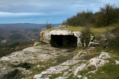 Crimea cave city sights