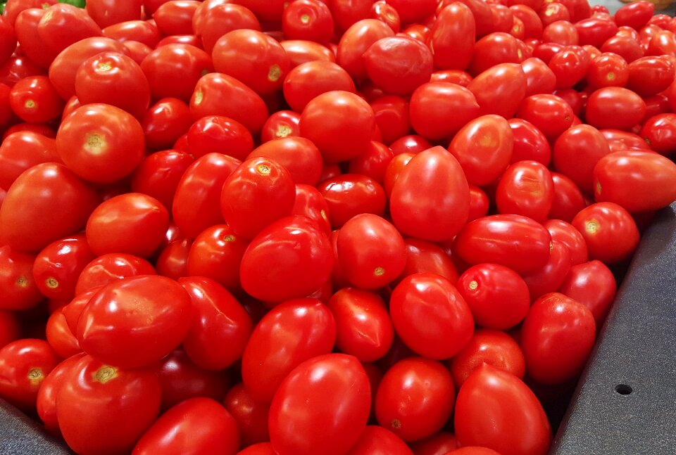 Grocery red vegetables