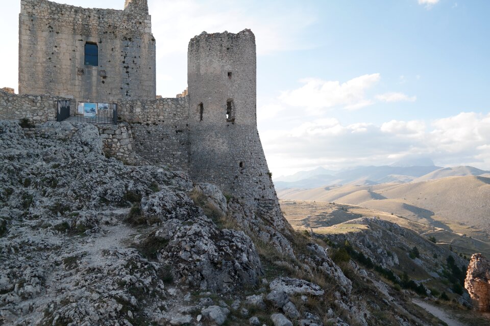 Castle walls abruzzo