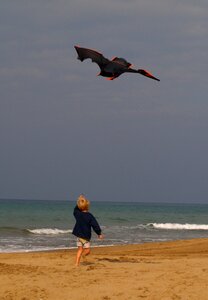 Autumn sea beach