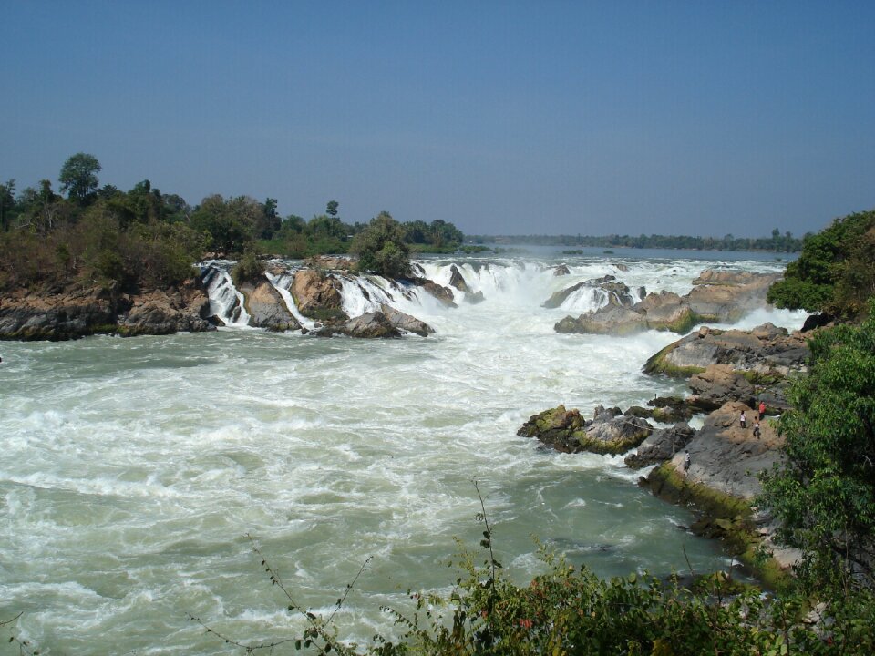 Southern laos waterfall pha pheng icon