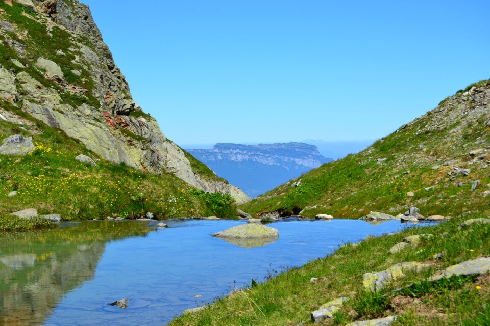 Nature rock water