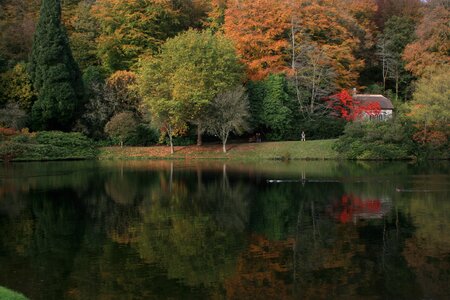 Autumnal water landscape